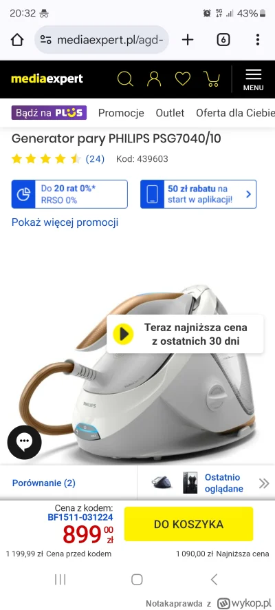 Notakaprawda - @michalmichna: Że masz tego z nieco lżejszą automatyką parową za 450zł...