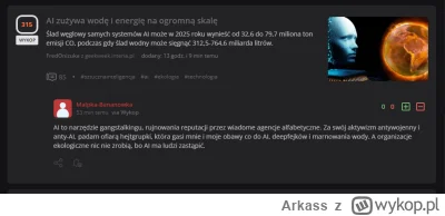 Arkass - @Malpka-Bananowka: 
Za swój aktywizm antywojenny i anty-AI, padam ofiarą hej...