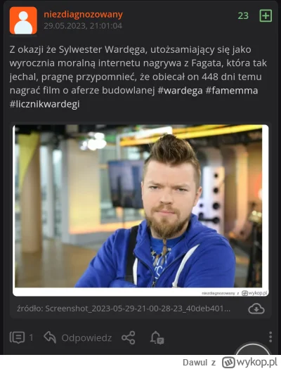 Dawul - Zaraz chyba będzie chyba okrągła druga rocznica xDDD. Wpłacać donejty dla gur...