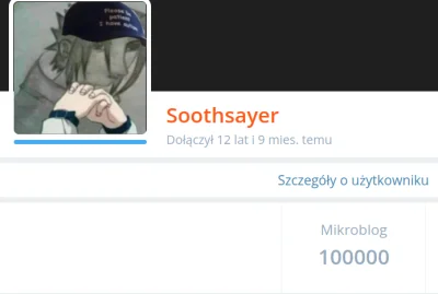 Soothsayer - orety chłopowi jebło sto tysięcy przebiegu na mikroblogu