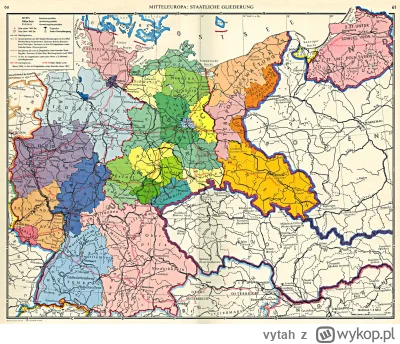 vytah - @elady1989: Mapa Niemiec z ok. 1960, polecam zoom na Górny Śląsk: