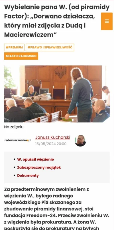 kbommer - Czy Fundacja Freedom-24, która zajmuje się tym pozwem mogłaby być powiązana...