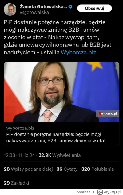 bomba4 - To może być duży game changer na rynku. Oby tylko Tusk nie tupnął nogą i teg...