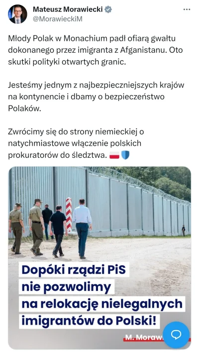 Tommy__ - I były jakieś wyrazy oburzenia Morawieckiego? Czy on tylko się stosuje do n...