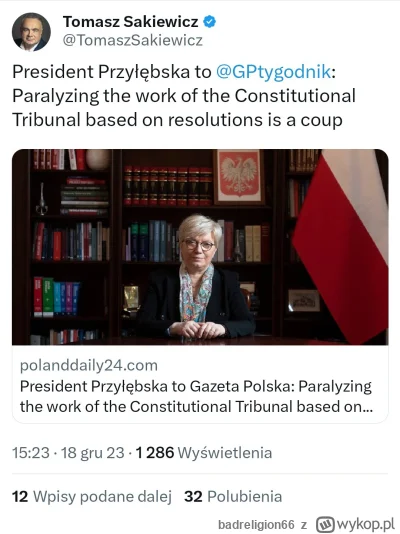 badreligion66 - #sejm #bekazpisu #polityka Sakiewiczowi już tak odbiło, że zaczął twe...