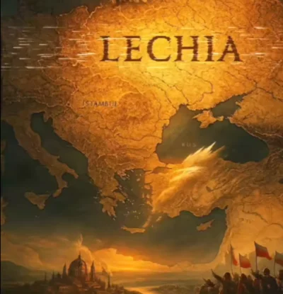 grafika_historyczna - Na grupie z mapami ktoś wrzucił film ai o wielkiej lechii. Pomi...