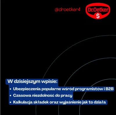 droetker4 - Ostatnie wpisy były o wartych uwagi ubezpieczeniach, więc dziś o tym o kt...