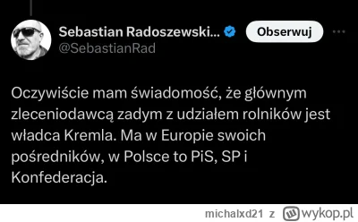 michalxd21 - XDDDDD najgłupsze co dzisiaj przeczytałem to to że #strajkrolnikow to zl...