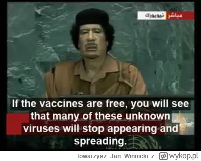 towarzyszJanWinnicki - Tutaj wideo z wystąpienia Kadafiego w ONZ w 2009 roku.

Jest t...