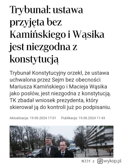 N331 - Przypomnienie co odwalił Duda i PiS. Toć prezydent może wysyłać każdą ustawę, ...