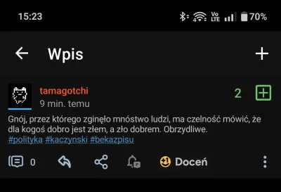 RedBulik - @tamagotchi: Co to za przycisk przy twoim wpisie?