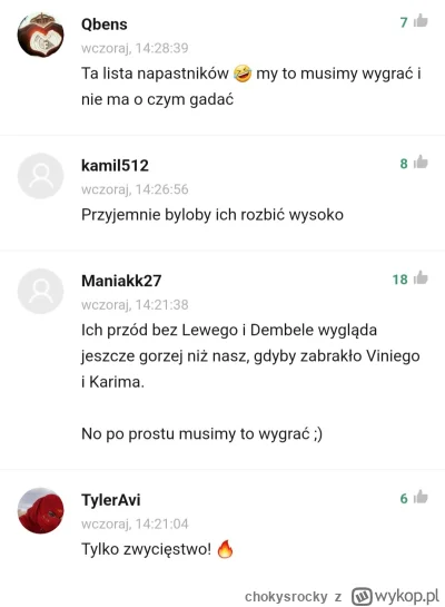 chokysrocky - Przyjemnie się czyta niektóre komentarze na realmadryt.pl po meczu ( ͡°...