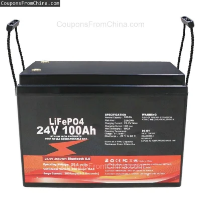 n____S - ❗ FUYUE 24V 100Ah LiFePO4 Backup Battery [EU]
〽️ Cena: 515.99 USD (dotąd naj...