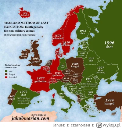 januszzczarnolasu - #europa #prawo #karasmierci #ciekawostki 
Kiedy i w jaki sposób w...