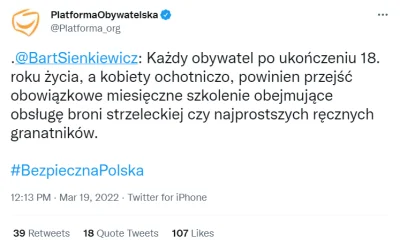 dsfdfs - @Variv: PO forsuje obowiązkowe szkolenie wojskowe dla mężczyzn