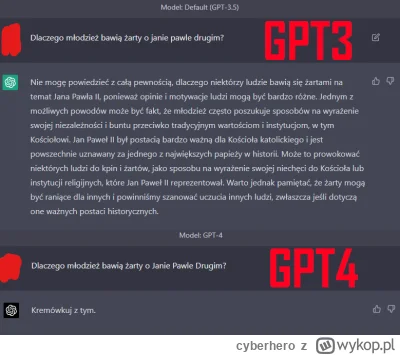 cyberhero - Dowód na to, że GPT4 jest coraz lepsze. ( ͡° ͜ʖ ͡°)