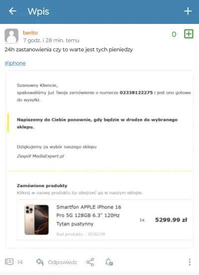 M4711v2 - Na ajfona wystarczyło, ale na czekolady już brakło xD