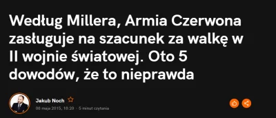 KIaudiuszeq - Czerwony komuch Miller z rigczem xD 

Banderowcy to przestępcy i morder...