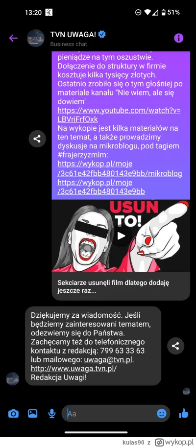 kulas90 - Dobra, ja się wysiliłem żeby podesłać im ten materiał, kto tam zadzwoni? ( ...