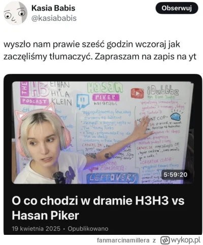 fanmarcinamillera - Baba z 35 lat ma i wrzuca takie infantylne rzeczy. A potem będzie...
