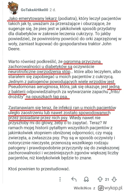 WielkiNos - Emerytowany lekarz o mitycznej psiarskiej czystości psów ( ͡º ͜ʖ͡º)

#psi...