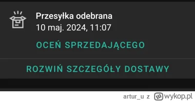 artur_u - o #!$%@? chodzi nic nie odbierałem jeszcze (punkt #UPS)

#allegro