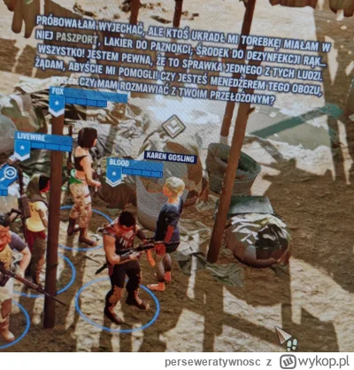 perseweratywnosc - Kocham humor w Jagged Alliance, pretensjonalna, głośna babka chce ...