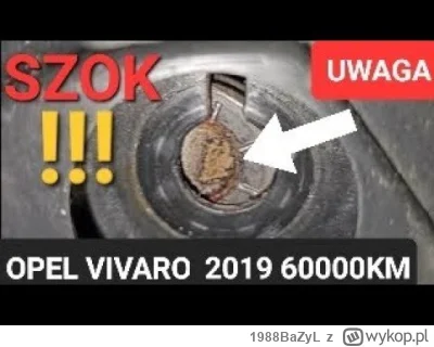 1988BaZyL - Opel Vivaro z 2019 roku. Przebieg 64 tysiące.
Pękła śruba mocująca wahacz...