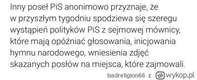 badreligion66 - #sejm #polityka #bekazpisu To jest totalna odklejka, wniosą tekturowe...