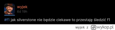 wyjek - #f1 najlepszy wyścig w tym sezonie, zostaję