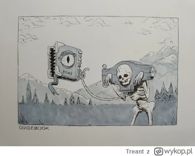 Treant - #inktober #inktober2024 #rysujzwykopem Przepraszam za usunięcie ale wkradł s...