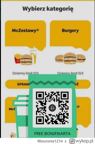 Waszunia1234 - #mcdonalds #zadarmo #bonifikarta Drugi dzień oddawania za darmo oferty...