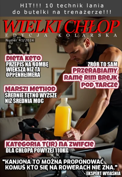 beastofmisery - Kolarstwo ma 3 progi:
- 26.9 km/h
- 35 km/h
- 2k kJ+ w 2h [ostrożnie,...