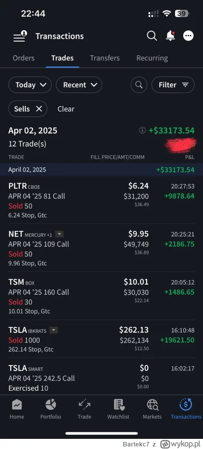 Bartekc7 - Wiem że jeszcze do rana będą gadać ale dzięki Mirki( ͡° ͜ʖ ͡°)

#gielda