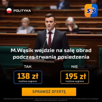 msuma - #polityka #pis #bukmacherka
źródło: facebook.com/StarTypSport