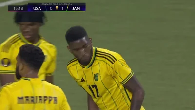 tyrytyty - Stany Zjednoczone 0 - 1 Jamajka, Damion Lowe 13'

#zlotypuchar

#mecz #gol...
