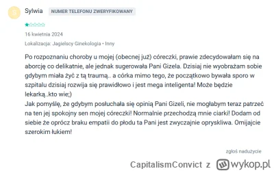 CapitalismConvict - @CapitalismConvict: A tutaj opinie o "pani dochtór" na znany leka...