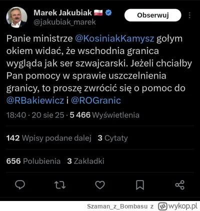 SzamanzBombasu - Mamy debila dnia 

#polityka