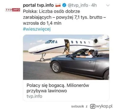 sebusik - @L1nox: no tam było „dobrze zarabiających, powyżej 7,1k brutto” i odrzutowi...