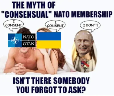 frutson - @tomekpz: jak tak bardzo chcesz Ukrainy w NATO to ją wyciągnij z zębów Puti...