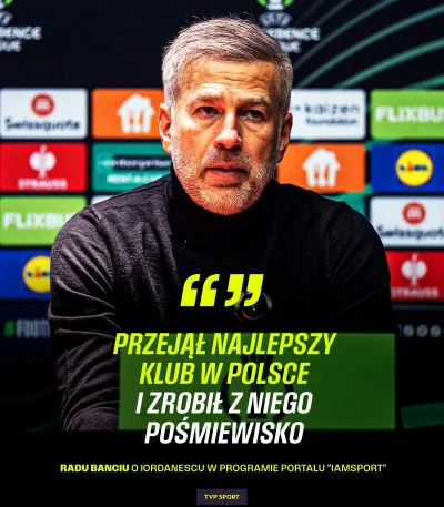 tomwick55 - Mocny głos z Rumunii po zwolnieniu Iordanescu

#legia #pilkanozna #ekstra...