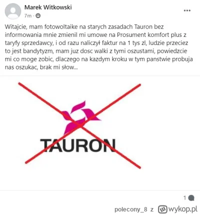 polecony_8 - #tauron oszukiuje swoich klientów: