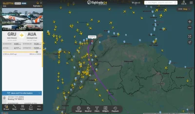 gerwazy-oko - Boeing 737 MAX 8 linii GOL Airlines lecący z São Paulo w Brazylii do Or...