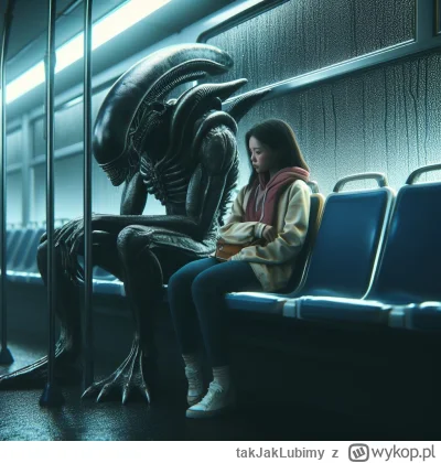 takJakLubimy - #ai #bingimagecreator #alien #sciencefiction #samotnosc #jesien #cyber...