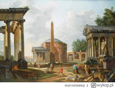 maroslawxp - Tak wyglądała kolumna zygmuntowska w Warszawie około 1 wieku naszej ery