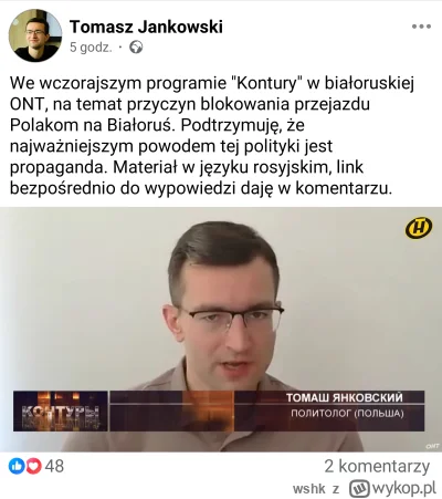 wshk - A kiedy ty ostatni raz udzilasles wywiadu dla reżimowych białoruskich mediów?
...
