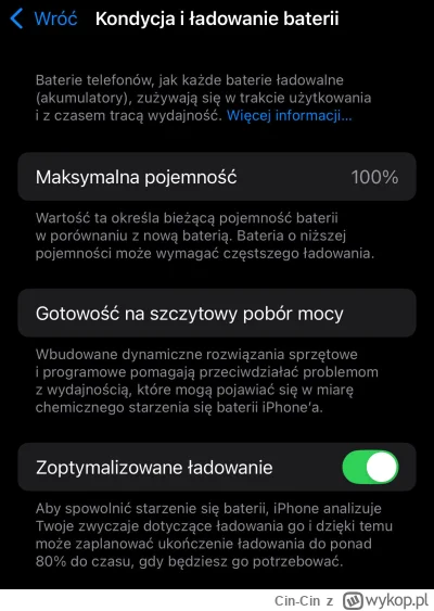 Cin-Cin - Cześć Mircy, 
mam problem z baterią w IP 14 pro. 2 dni temu wymieniłem bate...