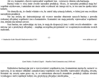 chadkarolmarks - Jednym z zarzutów wobec marksistów jest to, że podobno chcą promować...