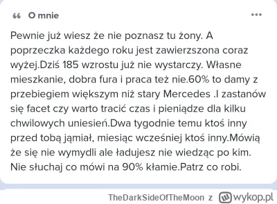 TheDarkSideOfTheMoon - #tinder #blackpill #przegryw #heheszki