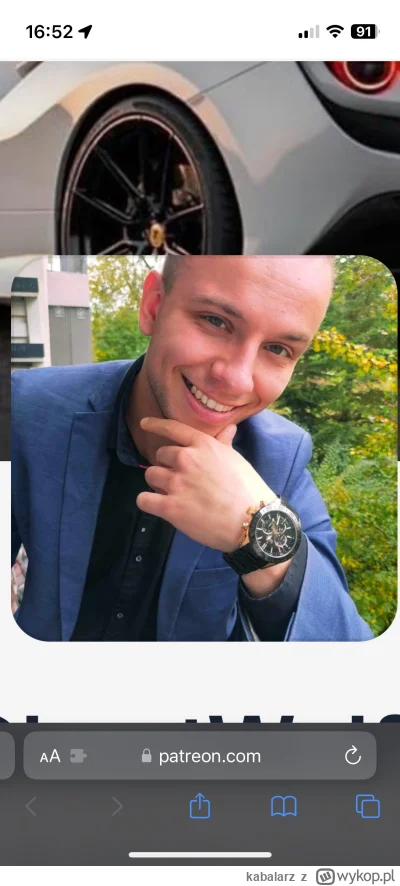 kabalarz - @ziuaxa czy on sobie przerobił twarz w jakiejś apce typu FaceApp żeby przy...